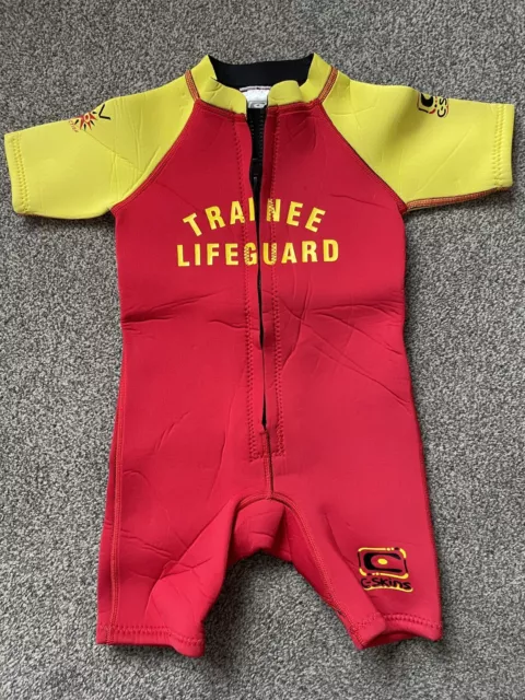 C-skins 50 UV protection Trainee Lifeguard Wetsuit Size 3 Girl Boy