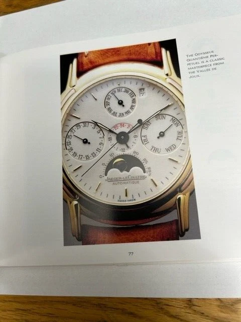 VINTAGE JAEGER LECOULTRE Watch Catalogue and Price List; 1991 £39.99 ...