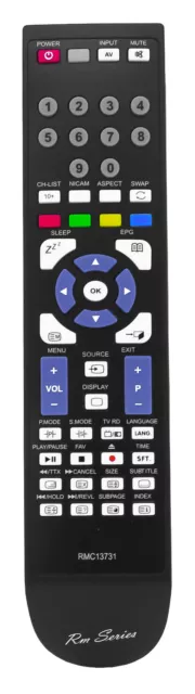 RM-Series  Remote Control for VELTECH VEL32FO02UK 32" TV/DVD Combi