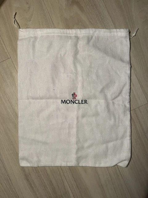 Staubbeutel von Moncler Sneaker / Schuhe, Taschen mit Logo in weiss! Original