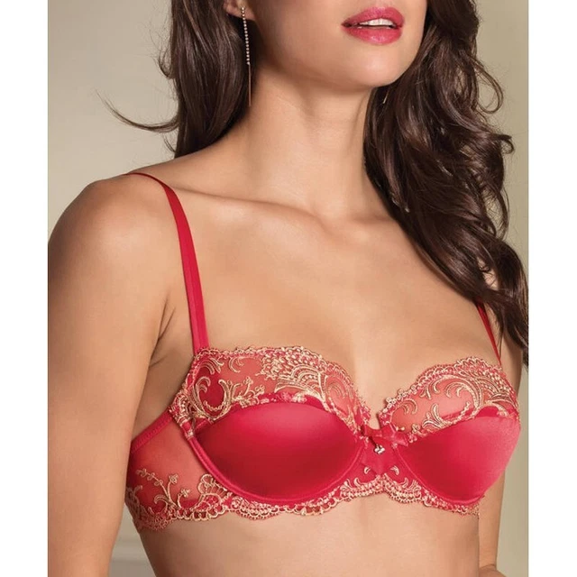 Soutien-gorge Lise Charmel 85D - Modèle TRANSPARENCE DESIR Référence ACC3070 - Blanc à Armatures - Neuf Sans étiquette
