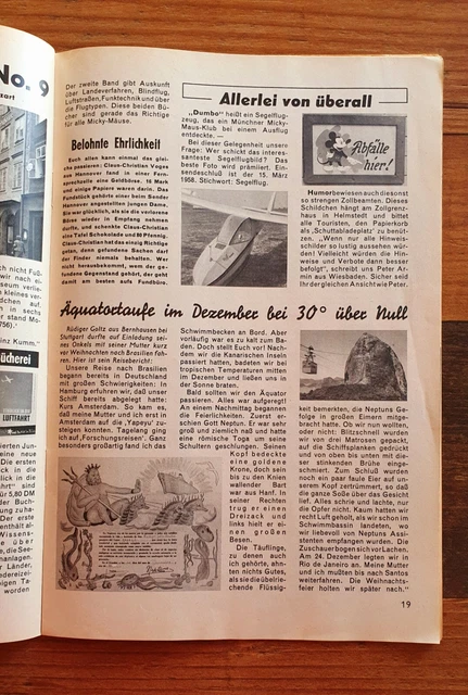 Micky Maus Heft Nr 1 von 1958 - Original, kein Nachdruck - Ehapa Verlag 2
