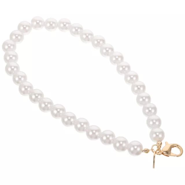 Phone Charm With Pearl Beaded Phone Chain Strap Decorative Keychain Hanging