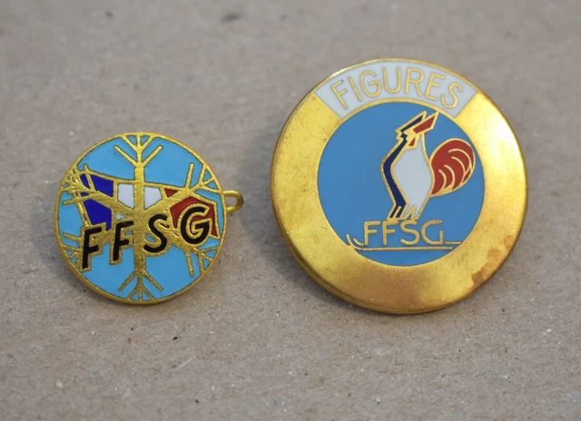 INSIGNE FFES - FEDERATION FRANCAISE DES ENSEIGNANTS DU SKI -  LA SOURIS