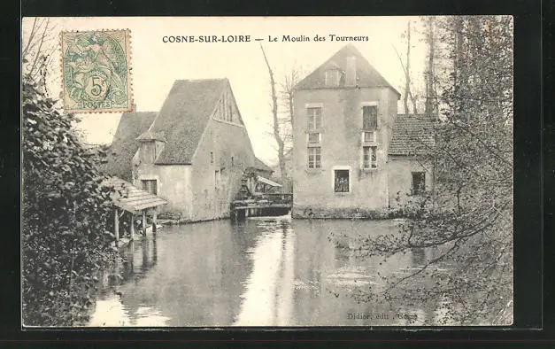 CPA Cosne-sur-Loire, Le Moulin des Tourneurs 1906