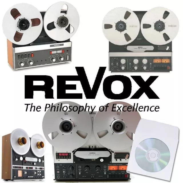 Revox tape recorder reel to reel b77 a77 pr99 a700 operation service manuals cdr