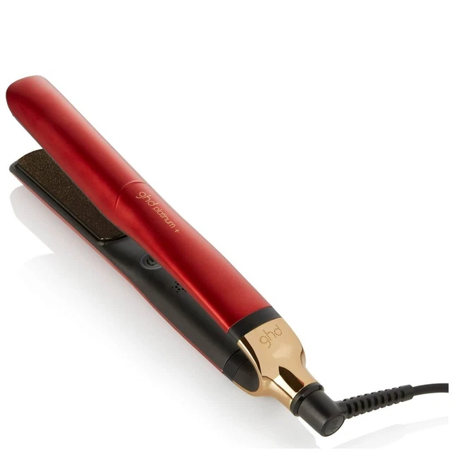 NEW GHD PLATINUM+ Hair Straighteners BNIB Limited Edition Red Colour