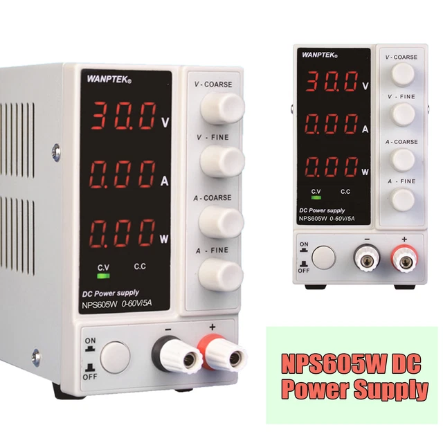 60V 5A Lab DC Bench Power Supply Variable Adjustable Switching Power Supply