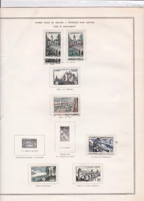 france stamps page ref 17057