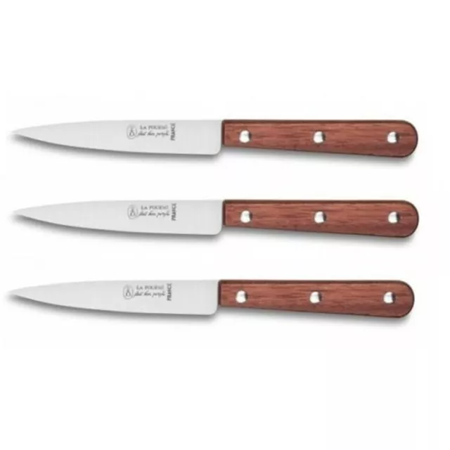 La Fourmi - Lot De 3 Couteaux De Cuisine Lame 10,5 Cm