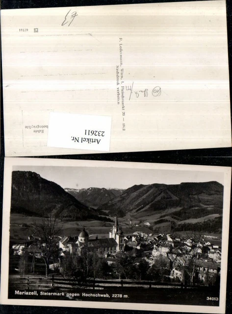 232611,Mariazell Totale geg. Hochschwab