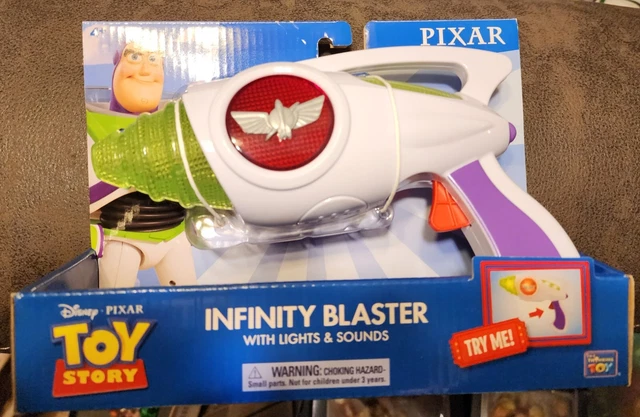 Disney Pixar Toy Story Buzz Lightyear Infinity Blaster Sounds and Lights Tested