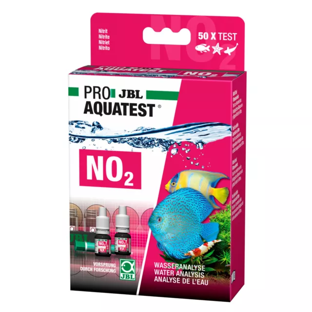 JBL Nitrito NO2 Equipo de Prueba Acuarios Test Del Agua para Süß-meerwasser