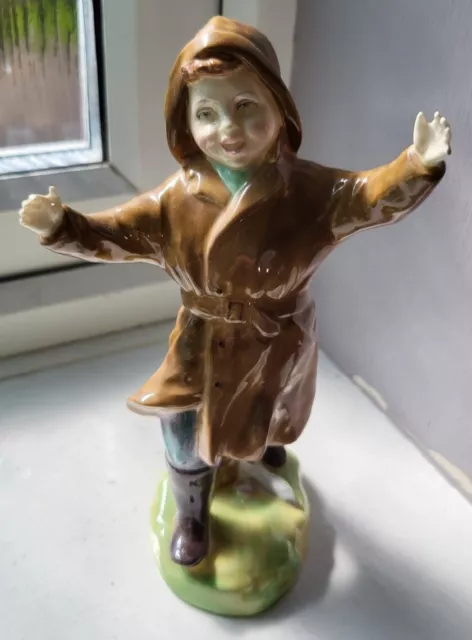 Royal Doulton The One That Got Away Child Figure HN2153 Discontinued AF