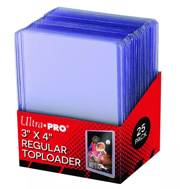 Ultra Pro - Regular Toploader 3"x4" Hülle-Sleeve  Pokemon/Magic/etc.