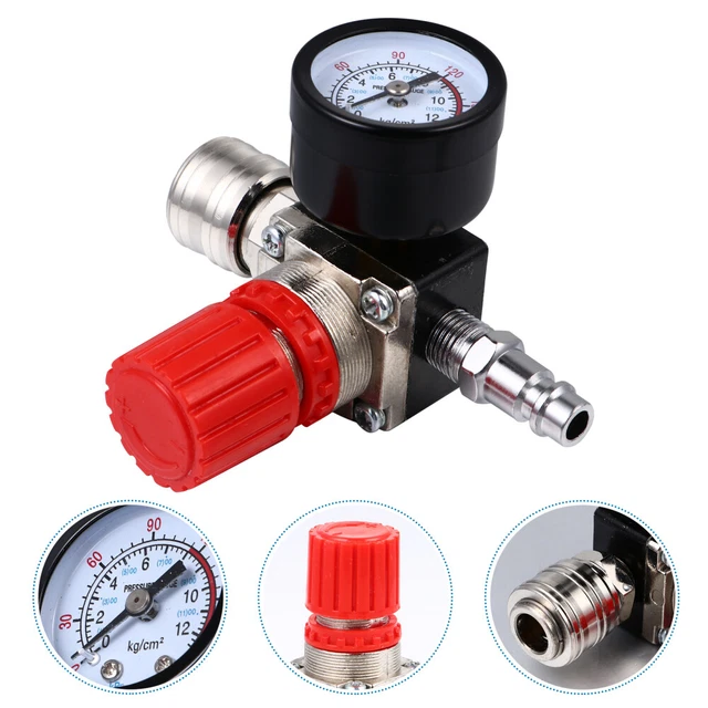 Valvola regolatore compressore alluminio valvola misuratore di pressione valvola di controllo compressione