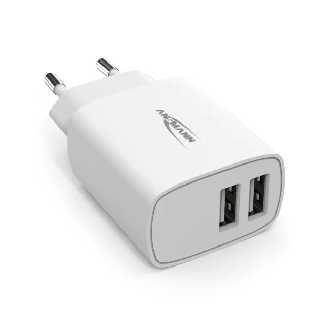 ANSMANN USB Ladegerät 12 W mit USB Schnellladung