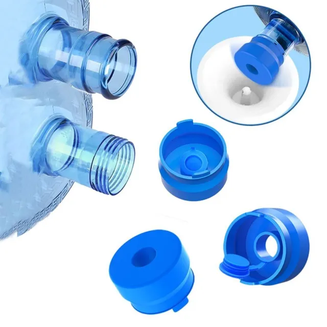 5Pcs Reusable 55mm Gallon Water Bottle Screw on Seal Cap Anti
