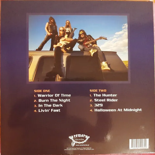 Riot City - Burn The Night LP - COLORED Vinyl Album - NEW IMPORT Metal Record 2
