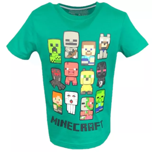 Boys Kids Children Minecraft T Shirt Top t-shirt Age 4 5 6 7 8 9 10 11 12 13 yrs