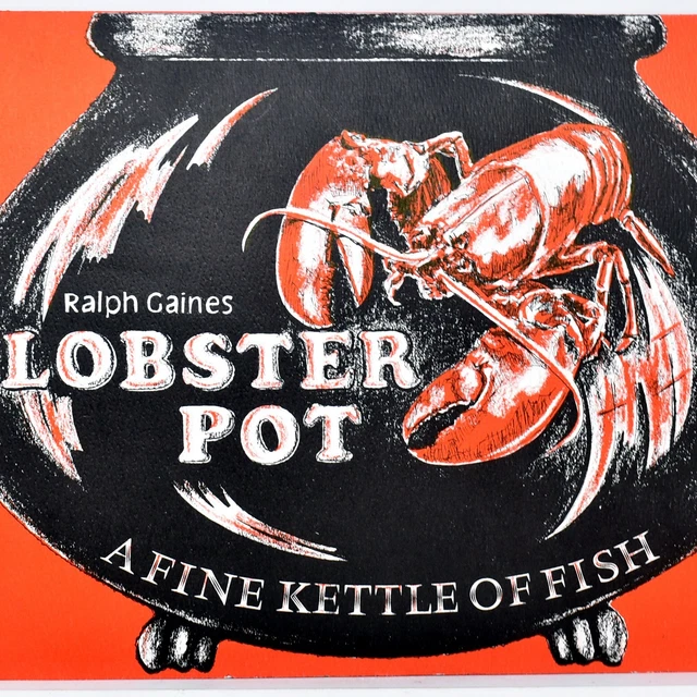 1980S RALPH GAINES Lobster Pot Restaurant Menu Union Station Kansas