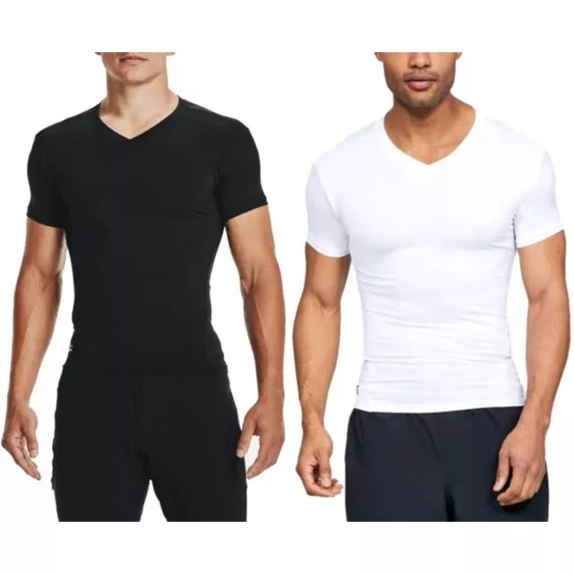 Under Armour Men's V-Neck T-Shirt UA Tactical HeatGear Compression Tee 1216010