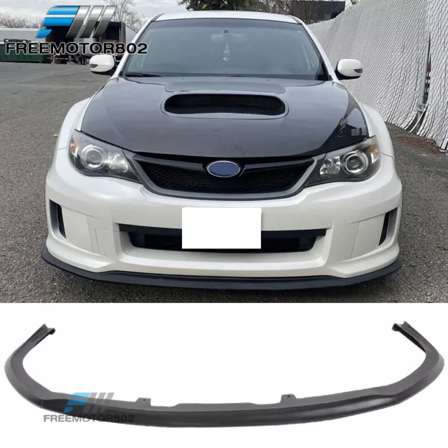 Fits 11-14 Subaru Impreza WRX STI CS1 Style JDM Front Bumper Lip Splitter PU