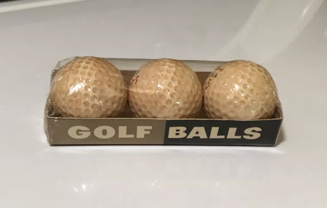 Lady  PGA  Vintage Golf Balls Unopened Box of 3 Vintage Rare