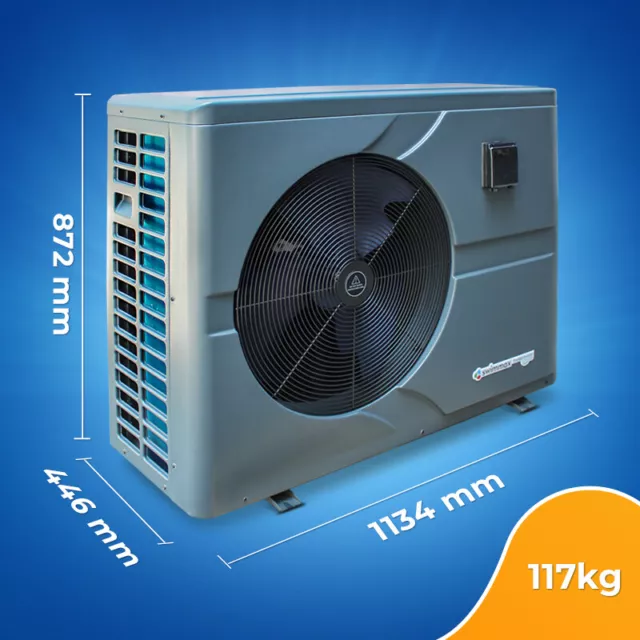 Swimmax Inverter 20kw Swimming Pool Heating Spa Pool Heater Heat Pump 3