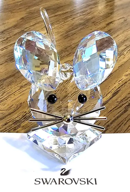 🐭 Swarovski Crystal 125 Year Ann. 2020 Special Ed. Large AB Mouse Figurine, NIB