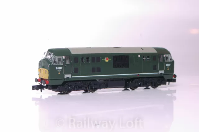 N Gauge - DCC Ready - Class 22 D6327 in BR green By Dapol 2D-012-011