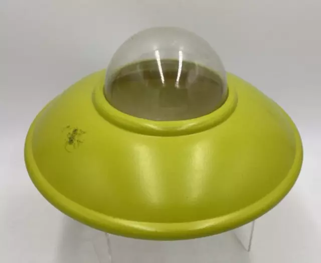 Vintage 90s Looney Tunes Marvin the Martian Blow Mold plastic UFO flying saucer