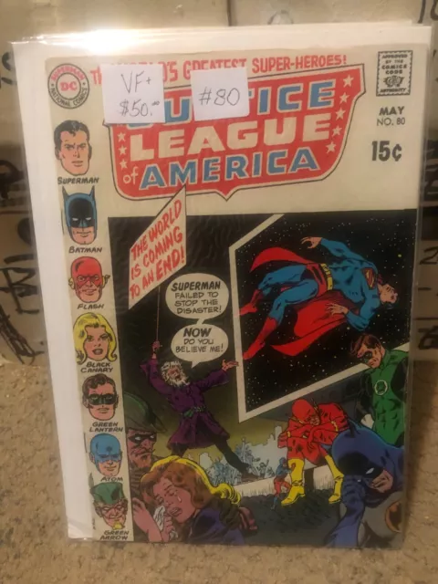 #80   Justice  Leauge  Of  America   Vf    Half  Price  Sale   Yes  We  Combine