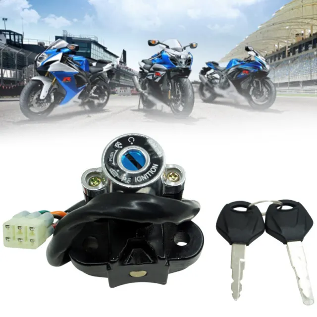 Universal Motorcycle Modified  Lgnition Key Lock Set Kit Switch US