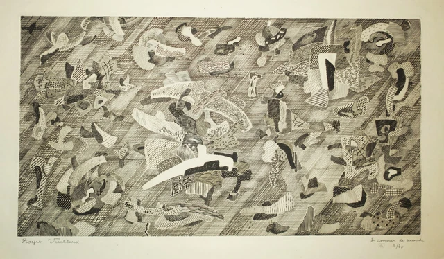 Catalogue D'exposition Roger Vieillard 1958 - Illustré De Burins, Éditions Maeght (Art Moderne)