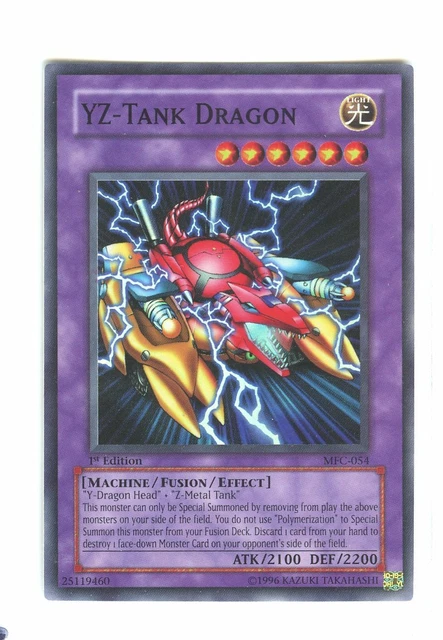 YZ-Tank Dragon 1st Edition MFC-054 Super Rare Ex Yugioh