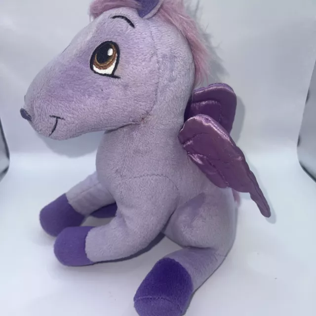 Disney Sofia The First Minimus Plush Purple Pegasus Jakks Pacific 8" Toy