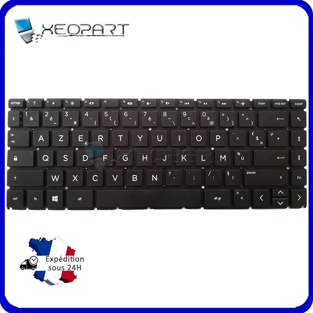 Clavier AZERTY Original Pour HP Pavilion X360 14s-dq0042nf/43nf - Noir, Neuf Sous Emballage