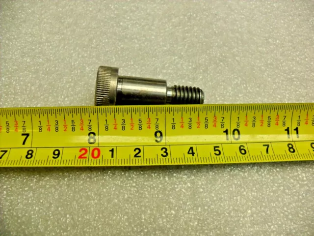 qty 6 - Stainless 1/2" Shoulder Dia x 3/4" Shoulder Length, 3/8-6 Hex Socket