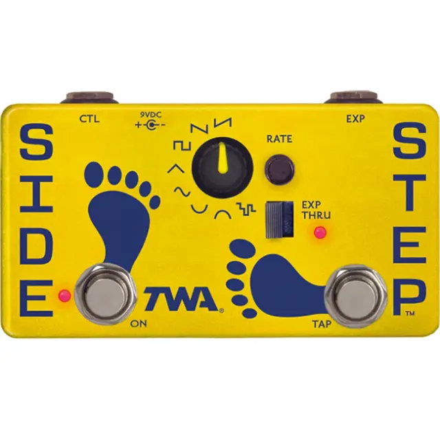 Totally Wycked Audio TWA SS-01 Side Step Tap Tempo LFO Effect Pedal - New