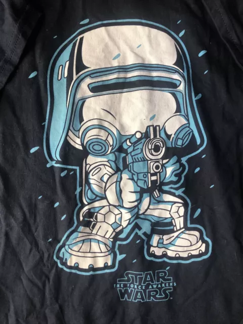 Funko Pop! Tees The Force Awakens Star Wars Stormtrooper T-Shirt Size XL