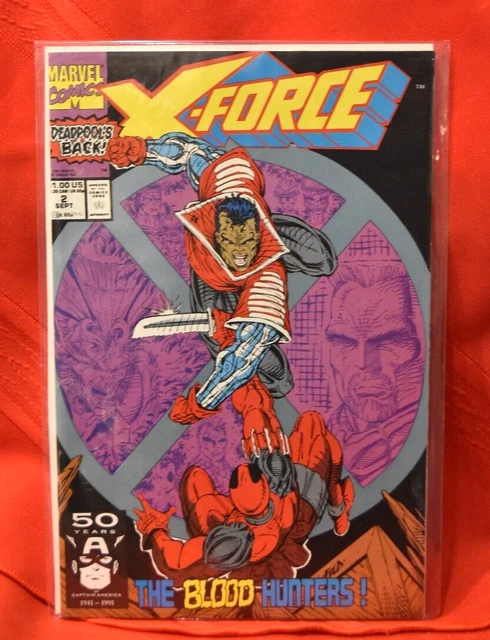 X-Force Vol.1 #2: "The Blood Hunter". September 1991, Marvel Comics. Nm.