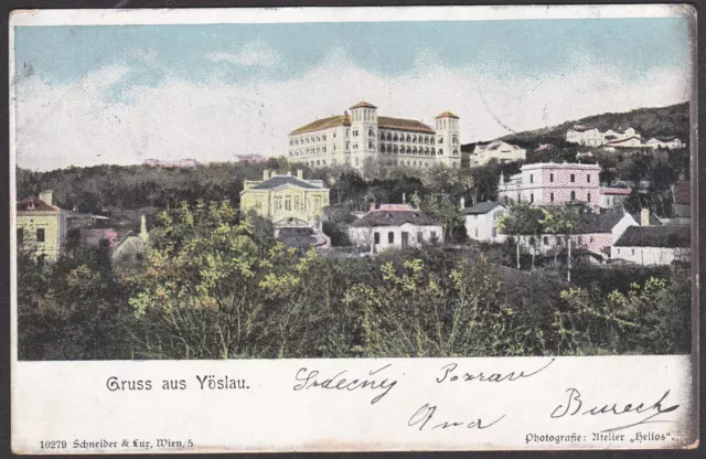 24024 Gruss aus Vöslau Grand Hotel Bellevue mit Villen 1901