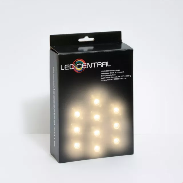 10x15mm LED Decking/Plinth/Recessed Kitchen Light Kit**VARIOUS COLOURS**