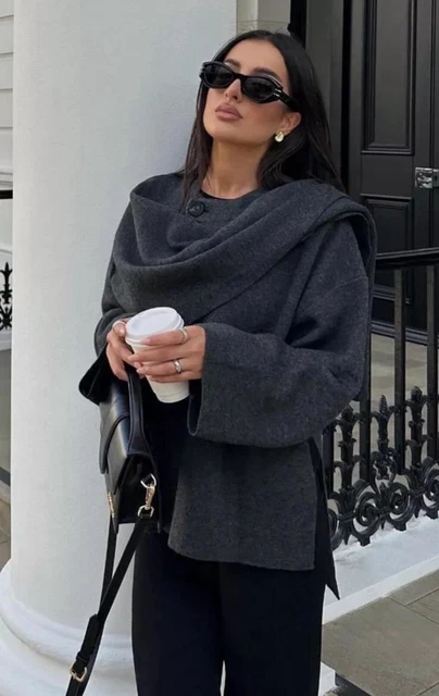 Asymmetric coat zara deals