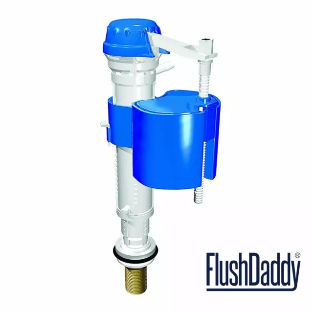 Flush Daddy 1/2" Toilet Cistern Bottom Entry Inlet Fill Valve Brass Shank