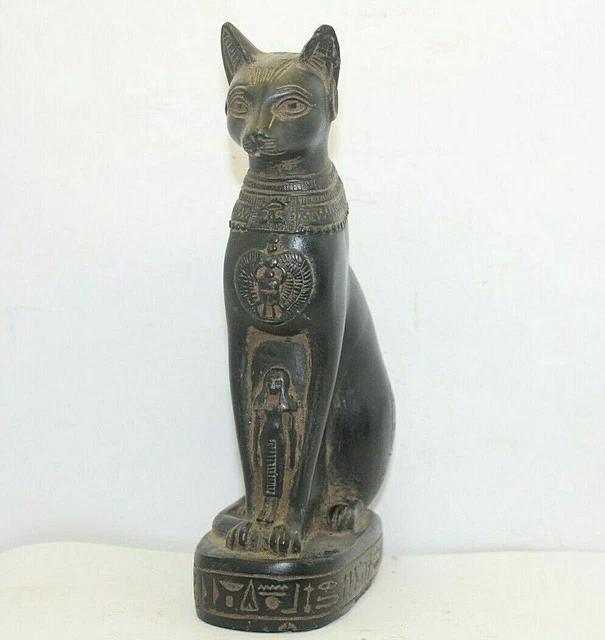 RARO PHARAONICO ANTICO EGIZIANO ANTICO Bastet Cat Bast Statue Storia