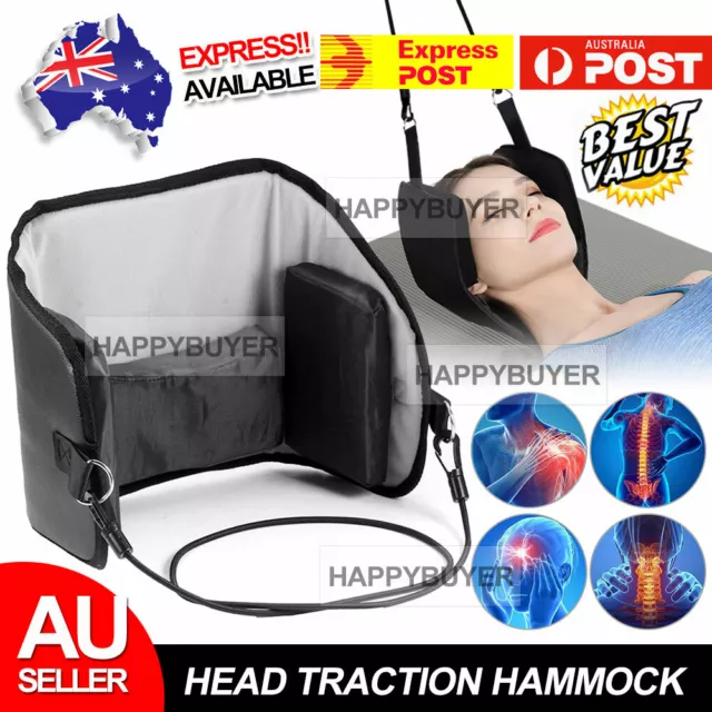 Head Hammock Cervical Traction Stretcher Neck Pain Relief Support Massager Tool