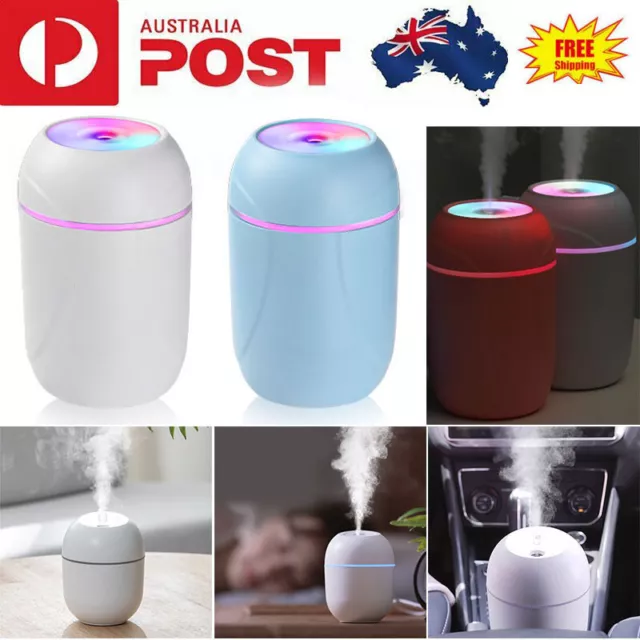 Portable Electric Air Diffuser Aroma Oil Humidifier USB Night Light Home Defuser