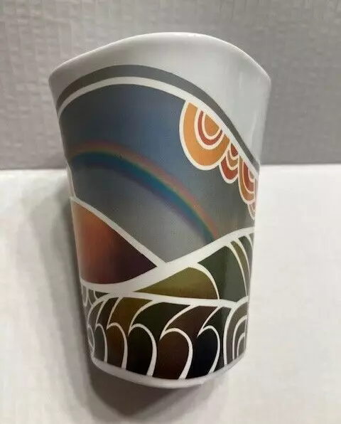 Ark Encounter Noah's Ark White w/ Rainbow Square-Rim Large Coffee Mug Cup